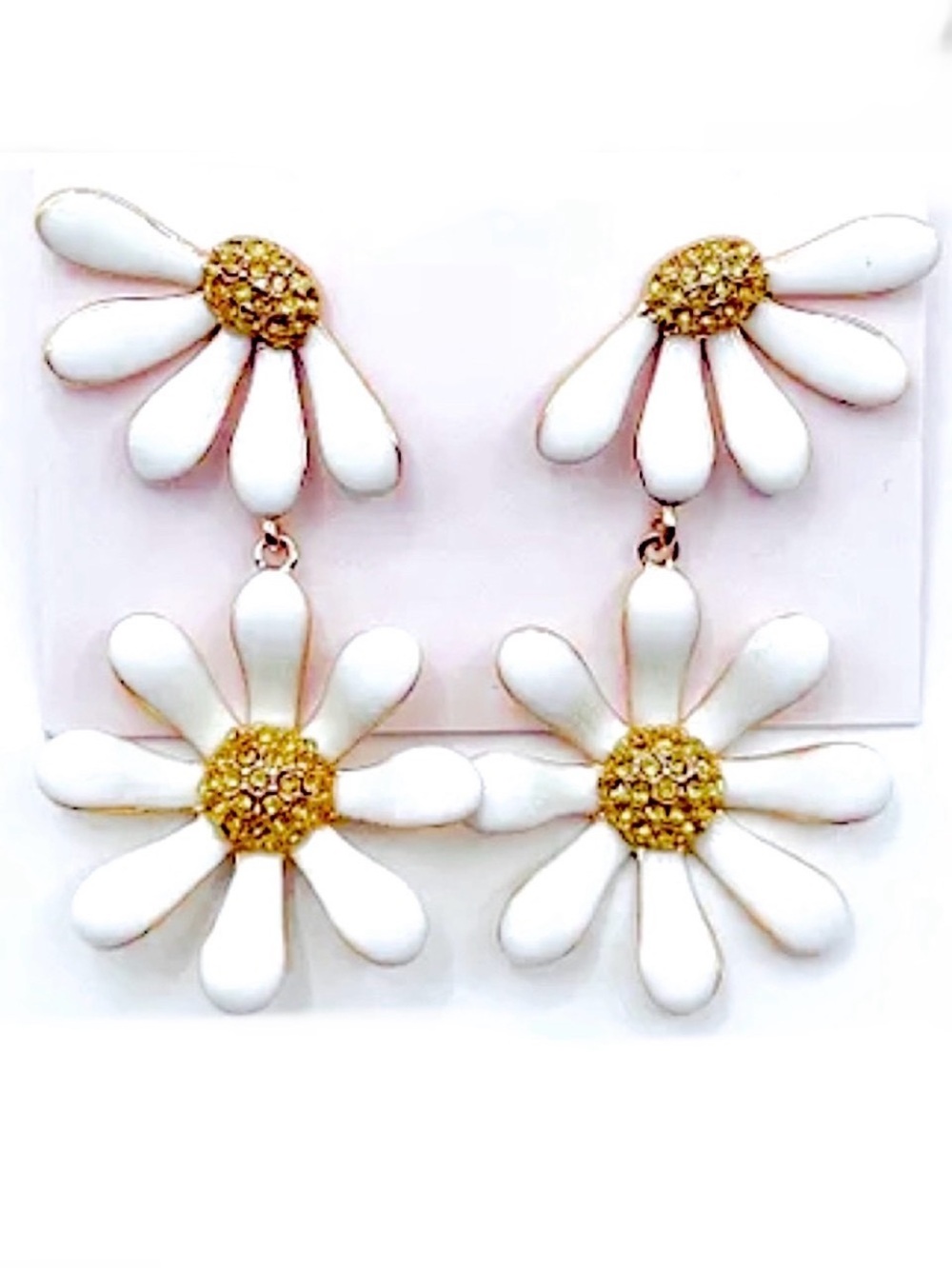 KATE SPADE NEW YORK ♠️ DAZZLING DAISY DROP EARRINGS 🌼